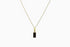Ameya अमेय | Onyx | Halskette | 18K Vermeil Vergoldung